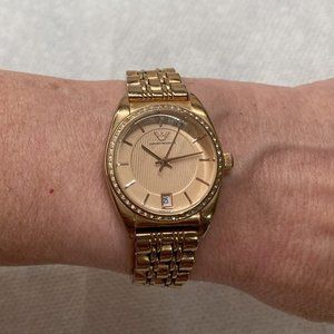 Emporio Armani Women's Rose Gold-Tone Watch